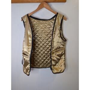 Icon MH1000 Quilted Motorcycle Jacket Liner Gold Metallic D3O Women's Large